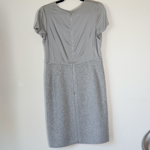 Narciso Rodriguez 2-tone grey short sleeve dress - Picture 9 of 9